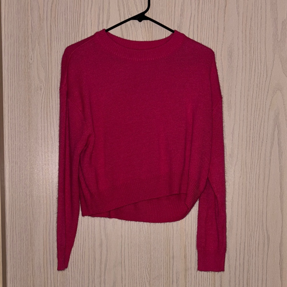 Hot Pink Knit Sweater